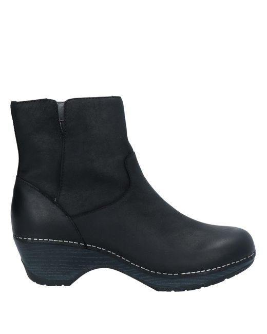 Dansko Black Ankle Boots