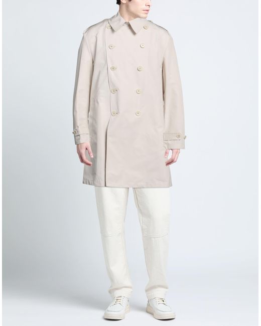 Aspesi White Overcoat & Trench Coat for men