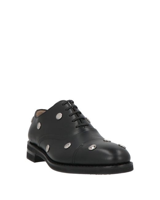 Bally Black Lace-Up Shoes Calfskin