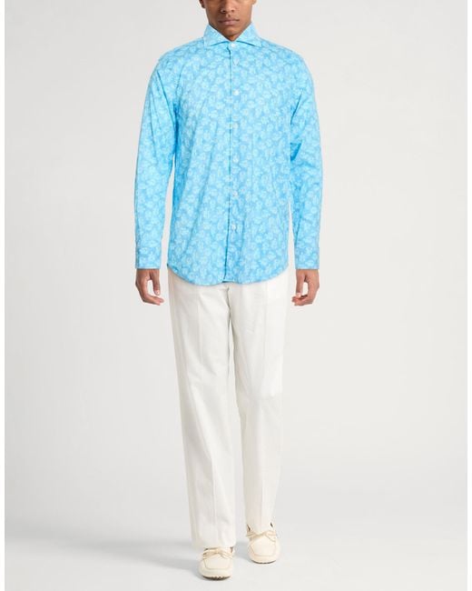 Fedeli Blue Shirts for men