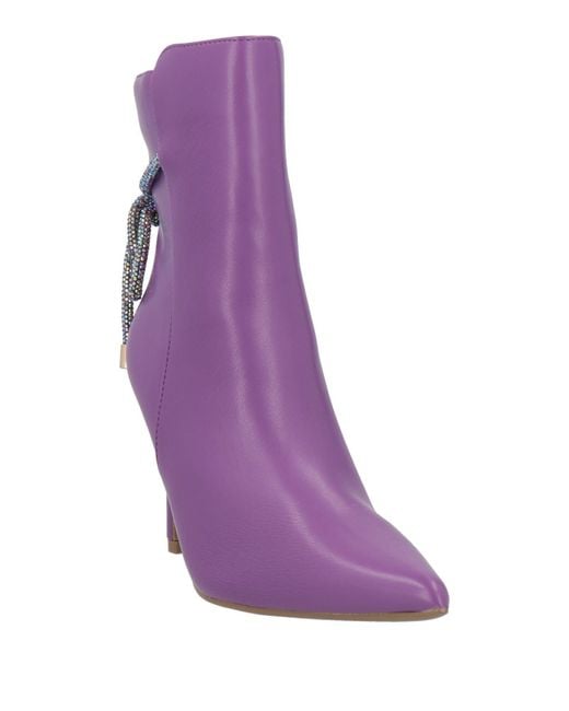 Menbur Purple Ankle Boots