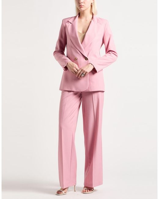 Toy G. Pink Suit Polyester, Viscose, Elastane