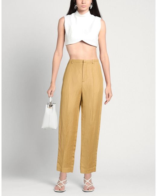 Tela Natural Pants Viscose, Linen