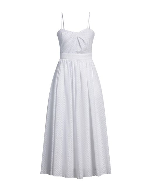 Karl Lagerfeld White Midi Dress