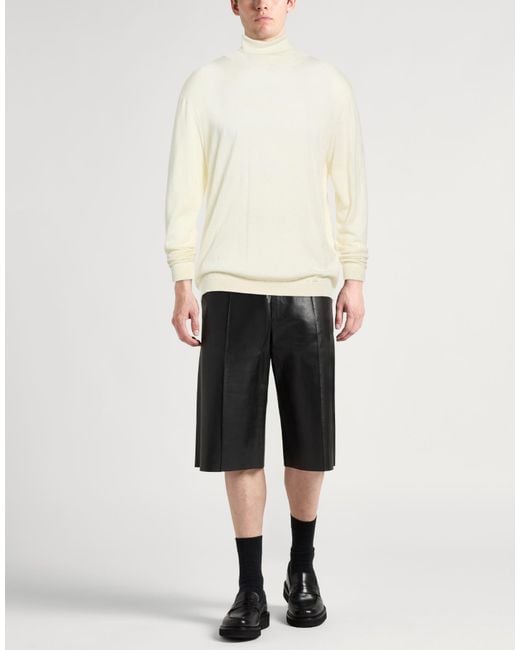 Lardini White Turtlenecks for men