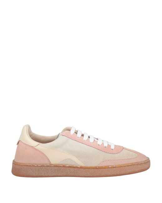 Moma Pink Sneakers Leather