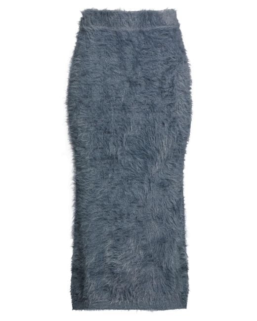 BCBGMAXAZRIA Blue Midi Skirt