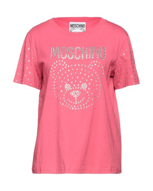 Moschino Pink Fuchsia T-Shirt Organic Cotton