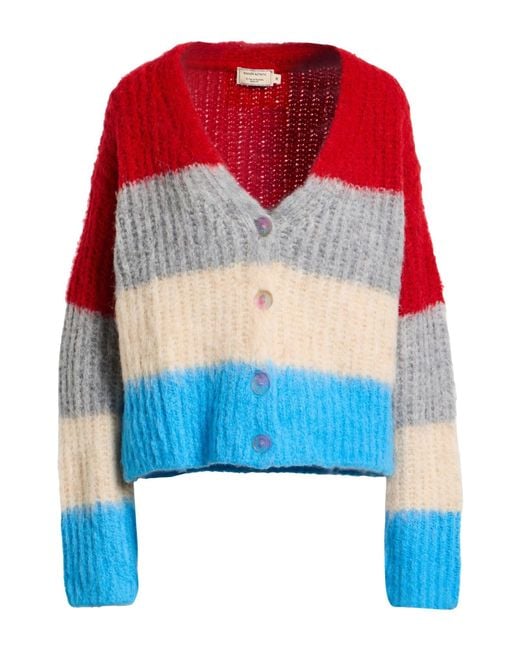 Maison Kitsuné Blue Cardigans