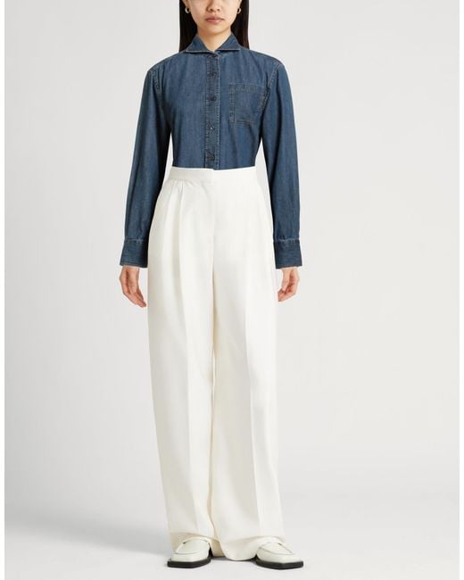 Brunello Cucinelli Blue Denim Shirt