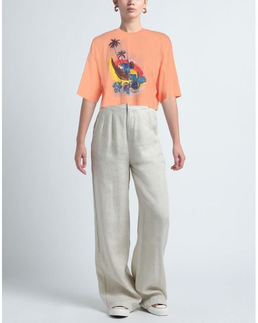 MSGM Pink T-Shirt Cotton