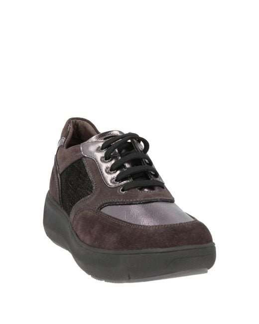 Stonefly Black Sneakers Leather
