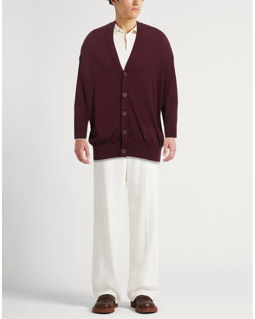 ARMANI EXCHANGE Red Cardigan for men