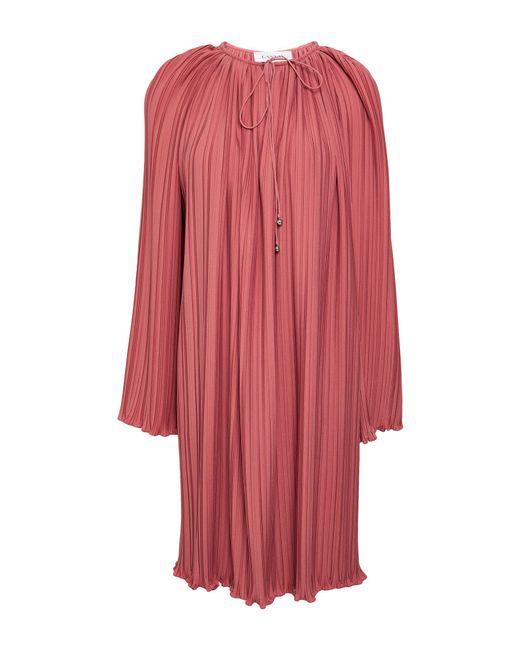 Lanvin Red Mini Dresses