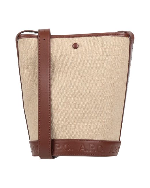 A.P.C. White Umhängetasche