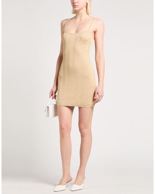 Missoni Natural Mini Dresses