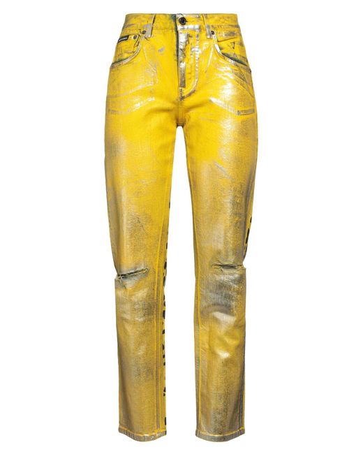 Dolce & Gabbana Yellow Jeans