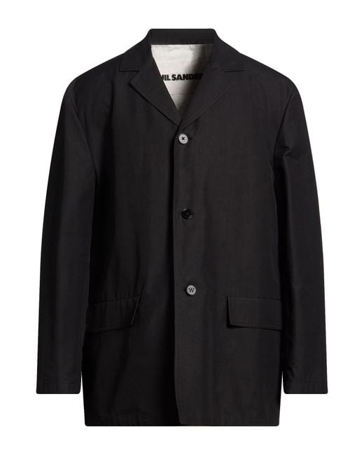 Jil Sander Black Blazer Cotton for men