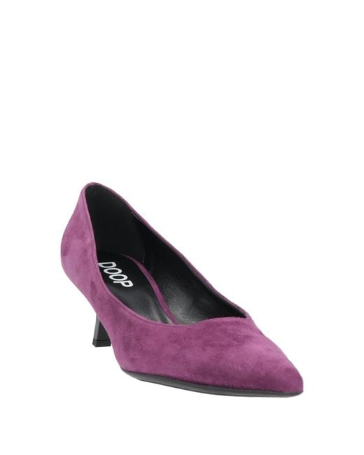 Doop Purple Pumps Soft Leather