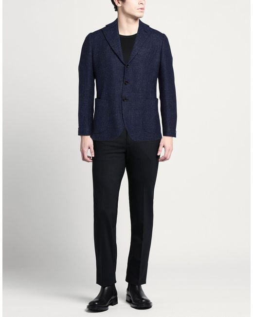 Luigi Borrelli Napoli Blue Blazer for men