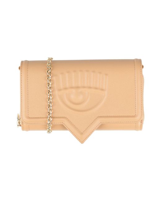 Chiara Ferragni Natural Crossbody Wallets