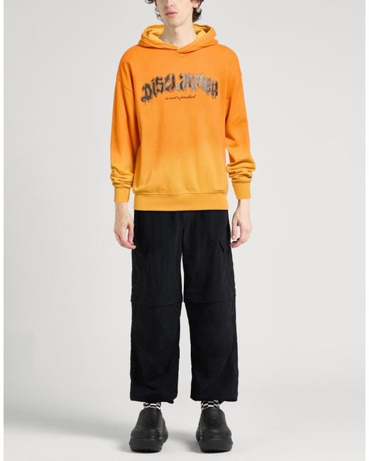 DISCLAIMER Orange Sweatshirts for men