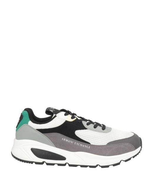 ARMANI EXCHANGE White Trainers for men