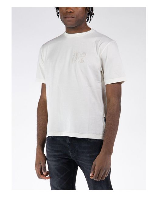 T-shirt Palm Angels pour homme en coloris White