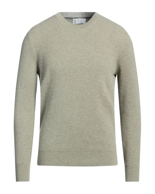 Brunello Cucinelli Pullover in Gray für Herren