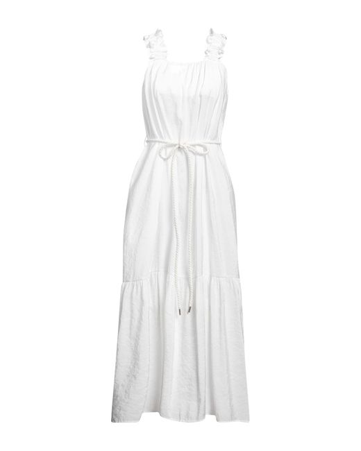 White Wise White Maxi-Kleid