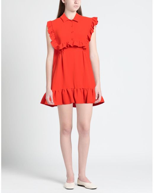 Sportmax Red Mini Dress