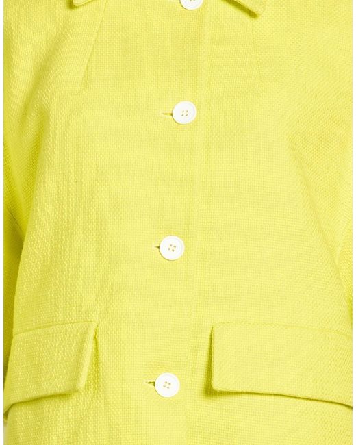 P.A.R.O.S.H. Yellow Blazer Cotton