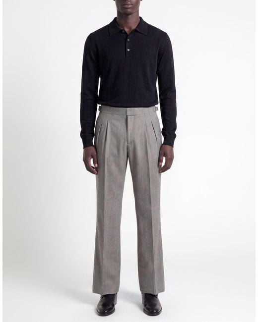 Tom Ford Gray Pants Wool for men
