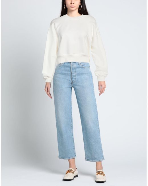 Wardrobe NYC White Sweatshirt Cotton