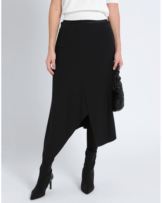 DKNY Black Midi Skirt