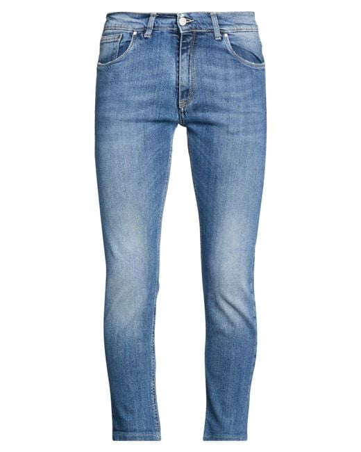 Daniele Alessandrini Blue Jeans Cotton, Elastane for men