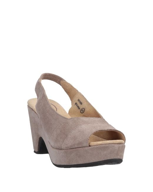 Docksteps Gray Sandals Soft Leather