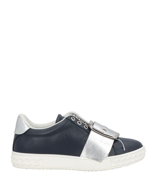 Casadei Blue Sneakers Leather