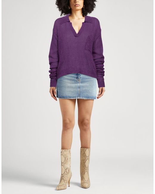 DES_PHEMMES Purple Jumper