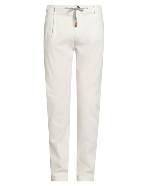 Eleventy White Trouser for men