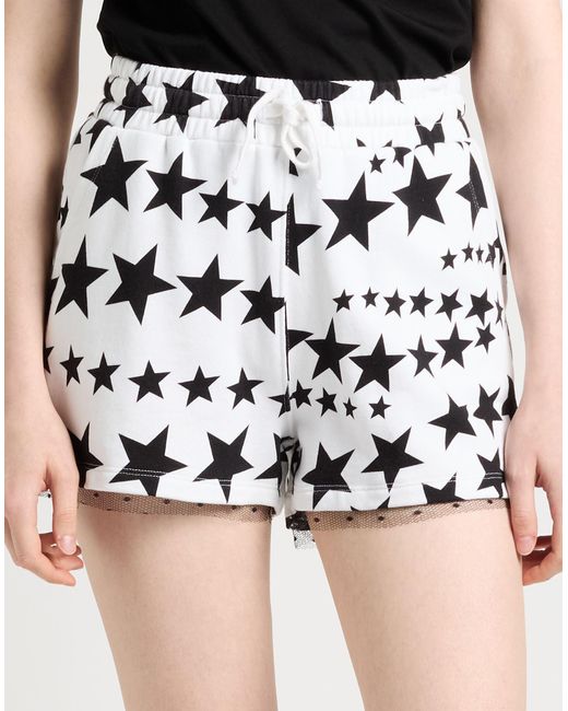 RED Valentino White Shorts & Bermuda Shorts