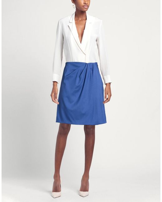 THEORY PROJECT Blue Mini Skirt