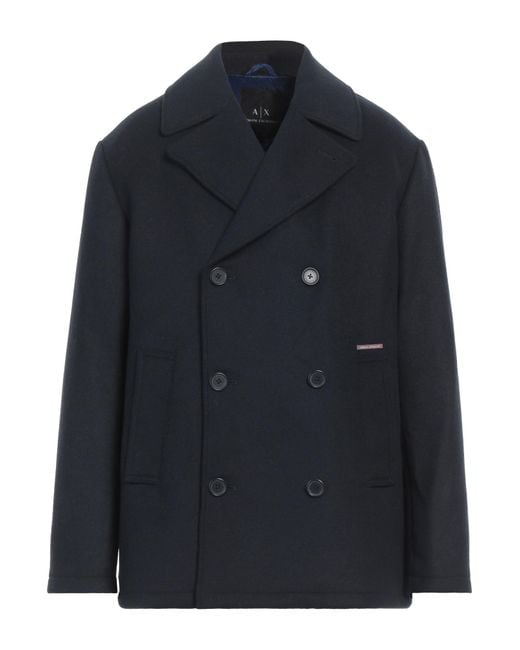 ARMANI EXCHANGE Blue Coat for men