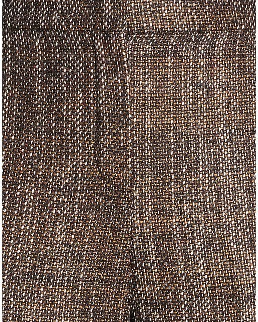 Fendi Brown Pants Wool, Alpaca Wool, Polyamide