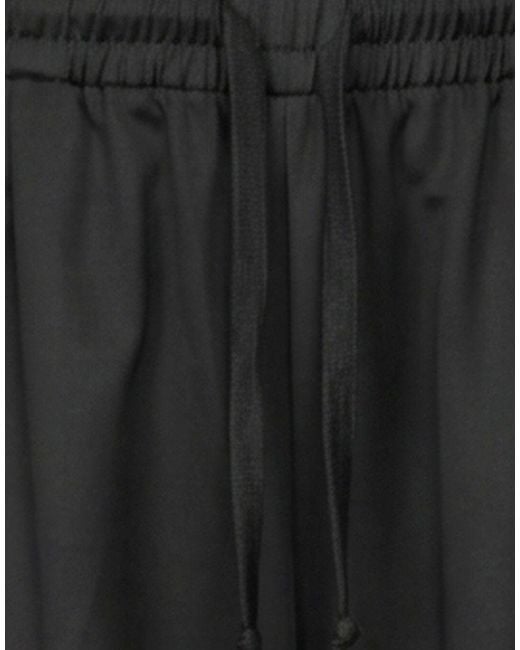 hinnominate Black Pants Polyester, Viscose, Elastane