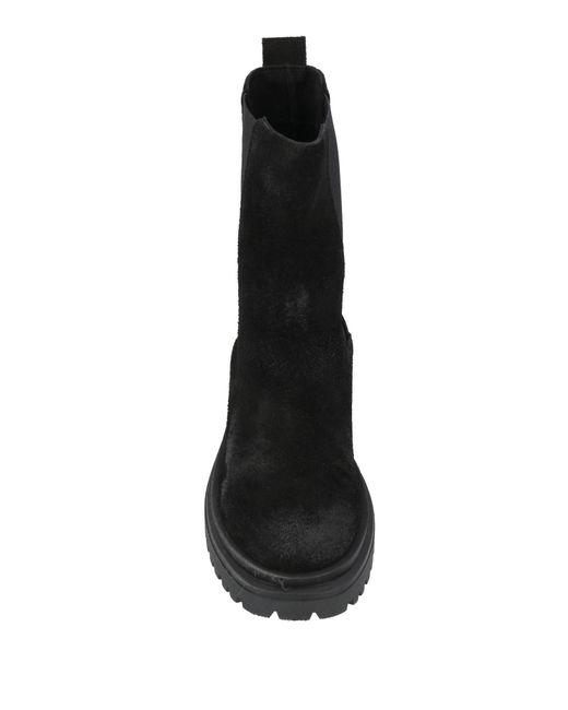 Trend Black Ankle Boots Leather
