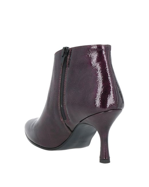 Plum ankle boots 2025