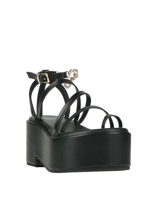 Maje Black Thong Sandal