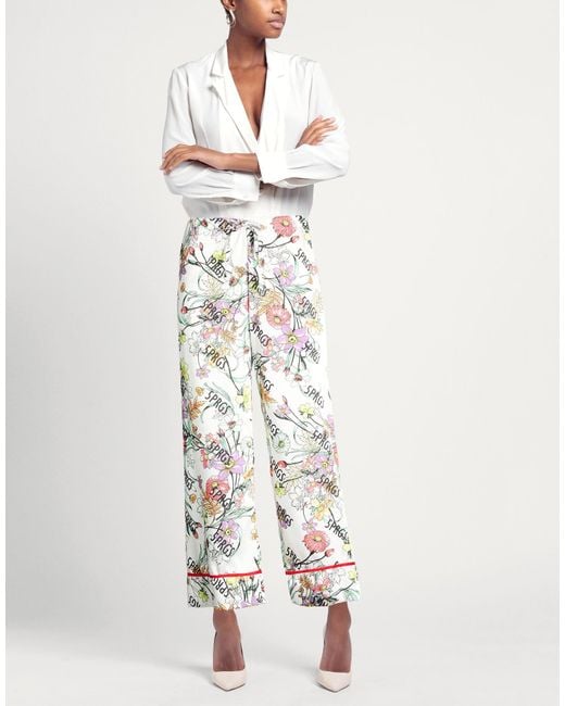 5 PROGRESS White Pants Polyester