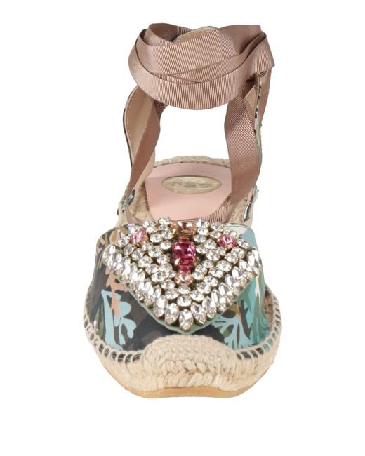 Ras White Espadrilles Leather